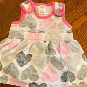 6 month dress with matching hat